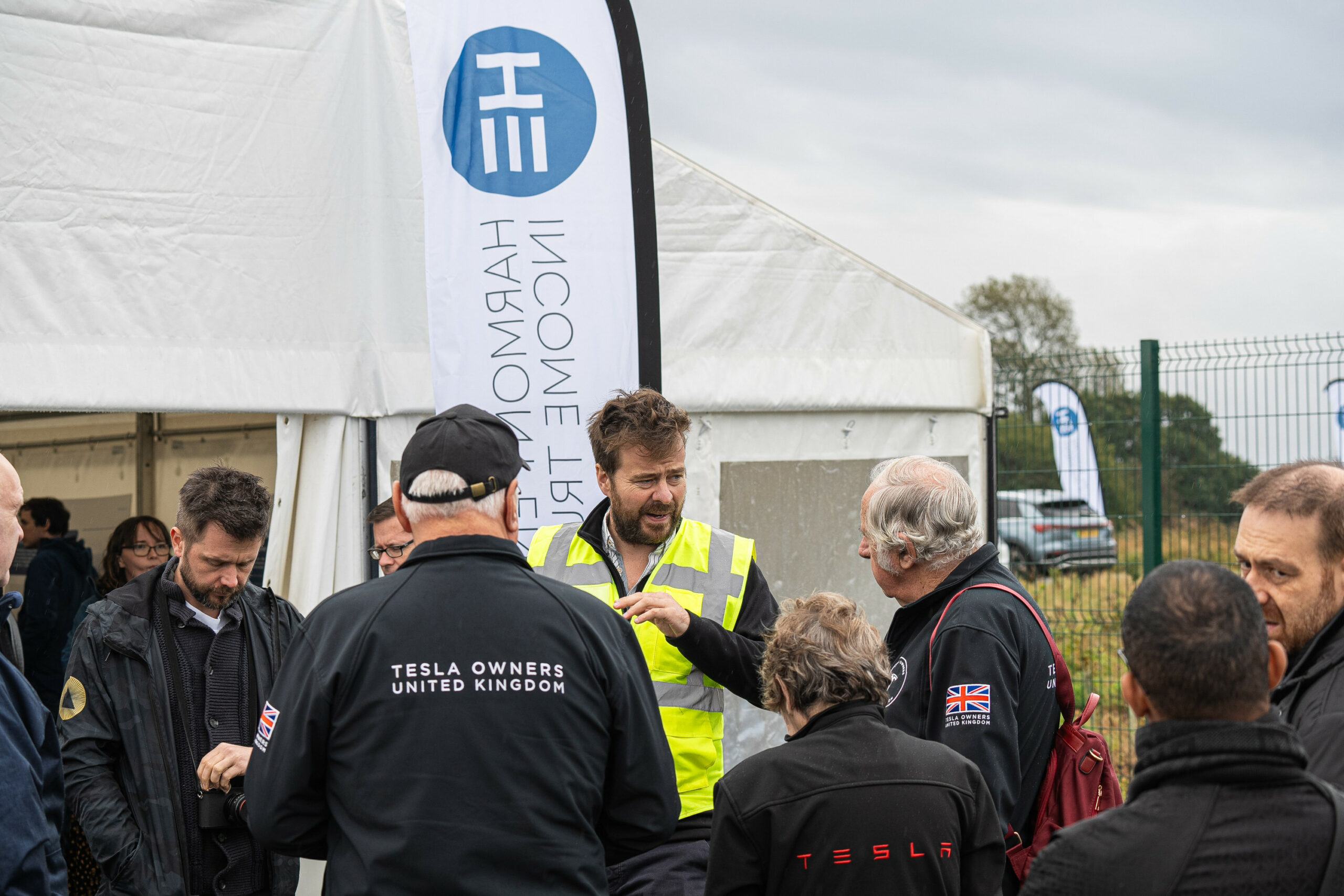 Tesla Owners UK group visiting Pillswood site